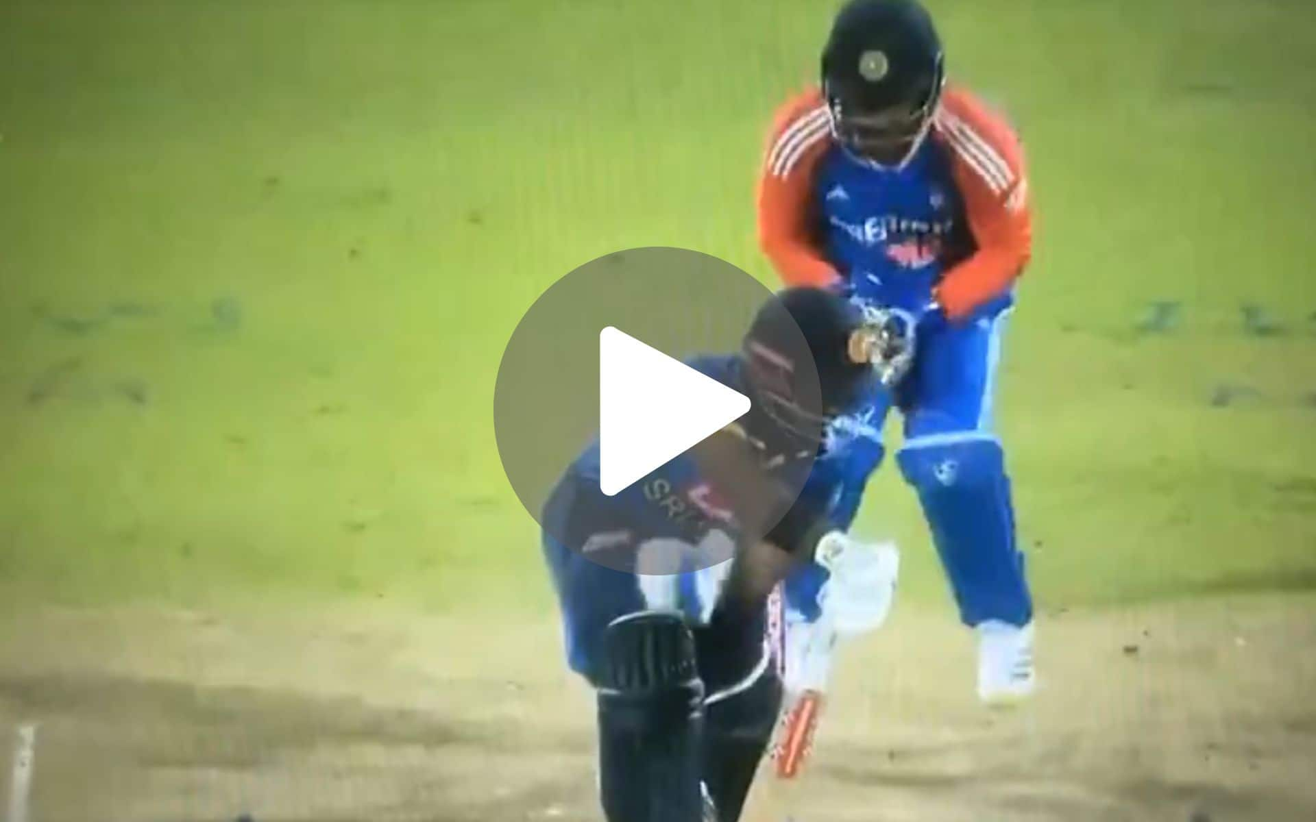 [Watch] Sanju Samson Redeem Himself With A Dhoni-like Catch To Remove Captain Asalanka